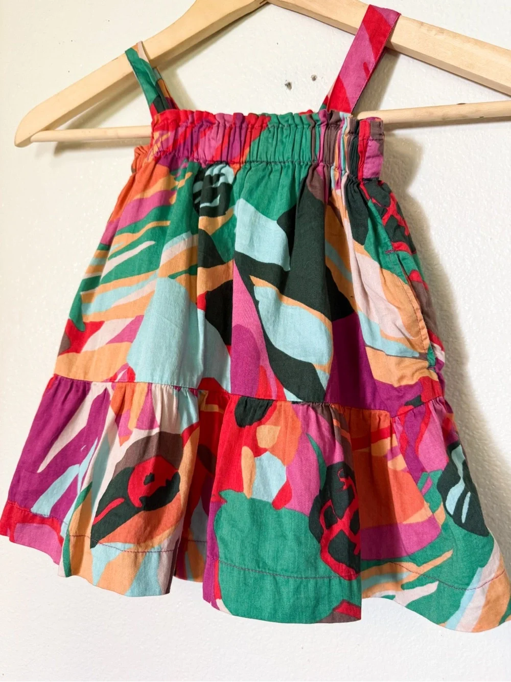GAP Baby Girls Colorful Boho Floral Sundress 12-18M
